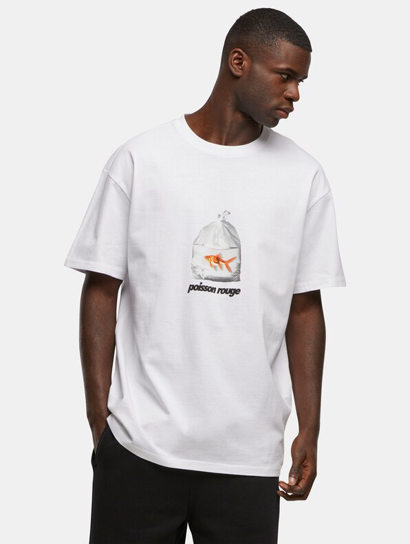 Mister Tee Poisson Rouge Heavy Oversize Tee-0