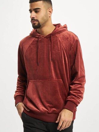 JM213-038-01 SCRIPT LOGO VELVET HOODIE