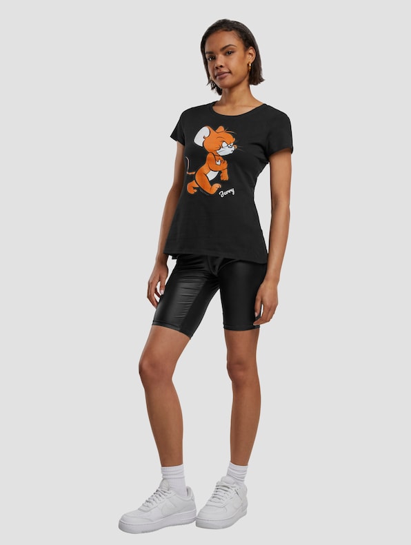 Absolute Cult Ladies Tom & Jerry Angry Mouse T-Shirt-3