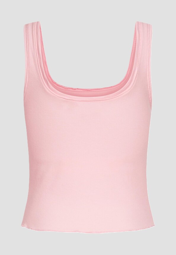 Brave Soul Damen Ribbed Frill Top-1