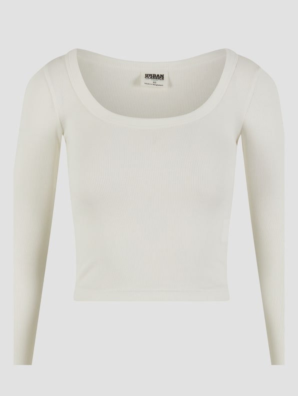  Ladies Rib Jersey Wide Neck-4