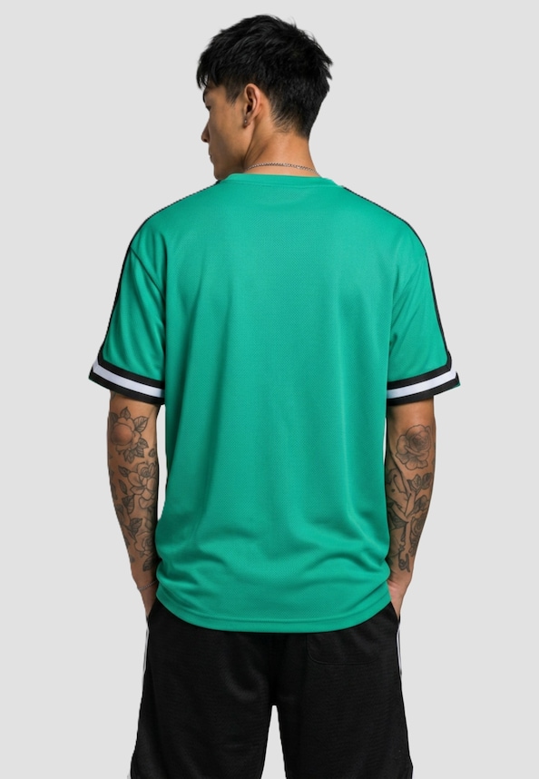 Oversized Stripes Mesh-1