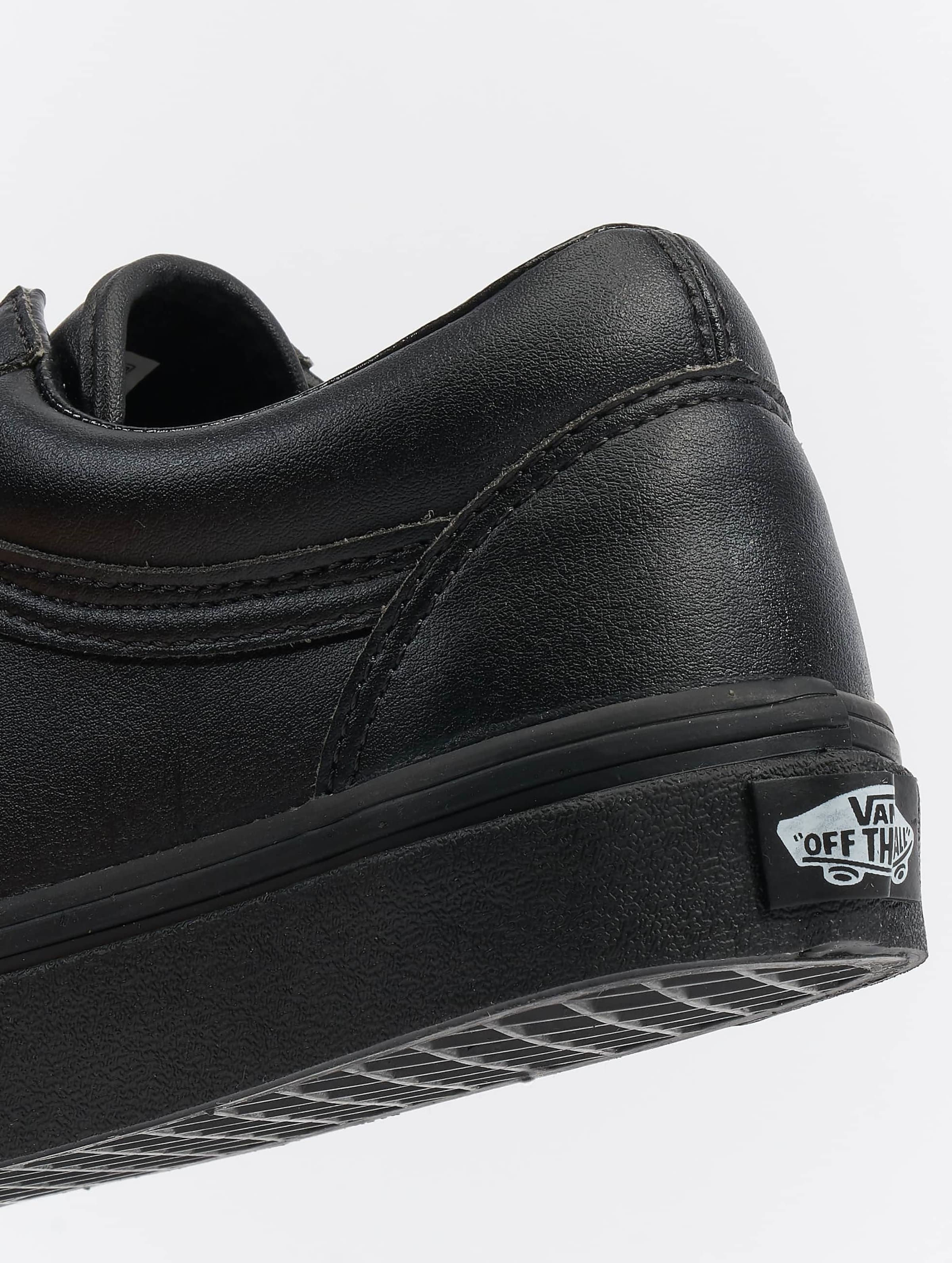 Vans old skool trainers cheap black black mono leather