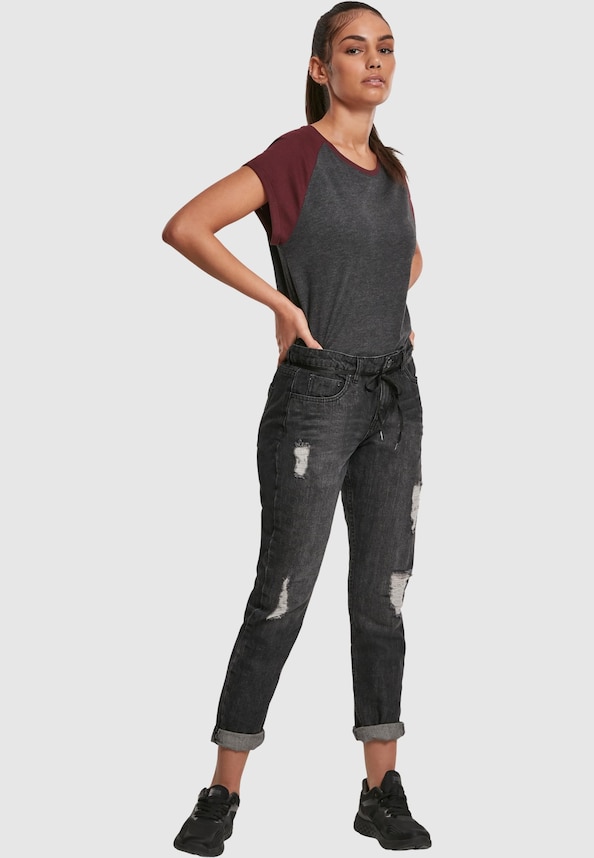 Ladies Contrast Raglan -3