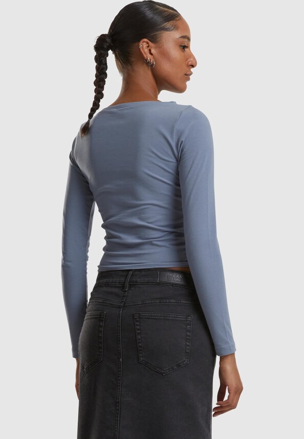 Ladies Ruffled Super Slim -1