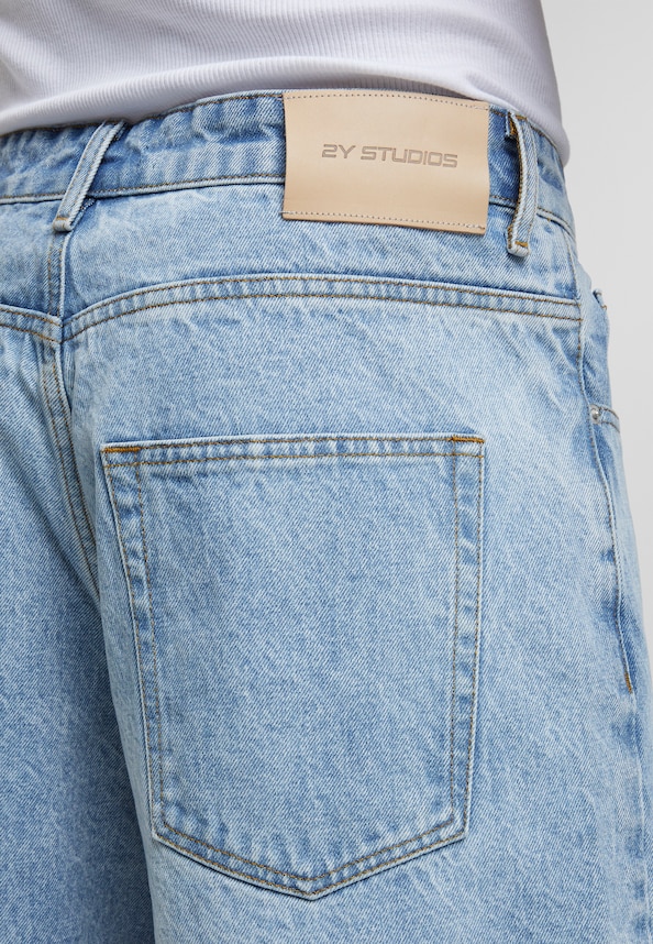 Joran Open Hem Baggy Shorts-6