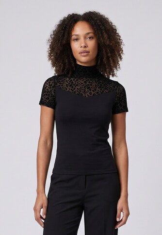 Ladies Flock Lace Turtleneck 2-Pack