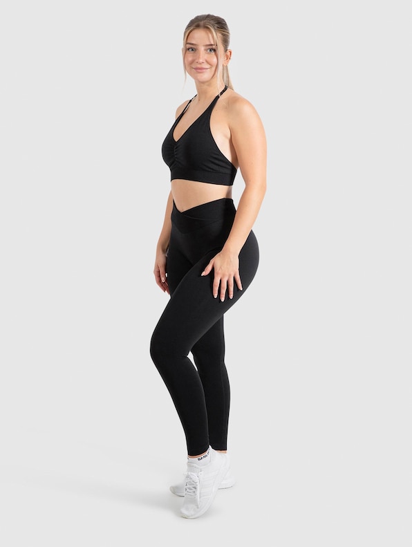 Smilodox Sport BH Silvia Scrunch Crop Tops-4