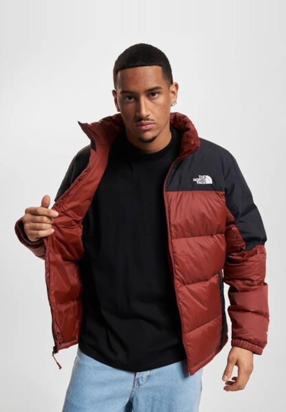 The North Face Diablo Down Winter Jacket Brandy Brown/Tnf-0
