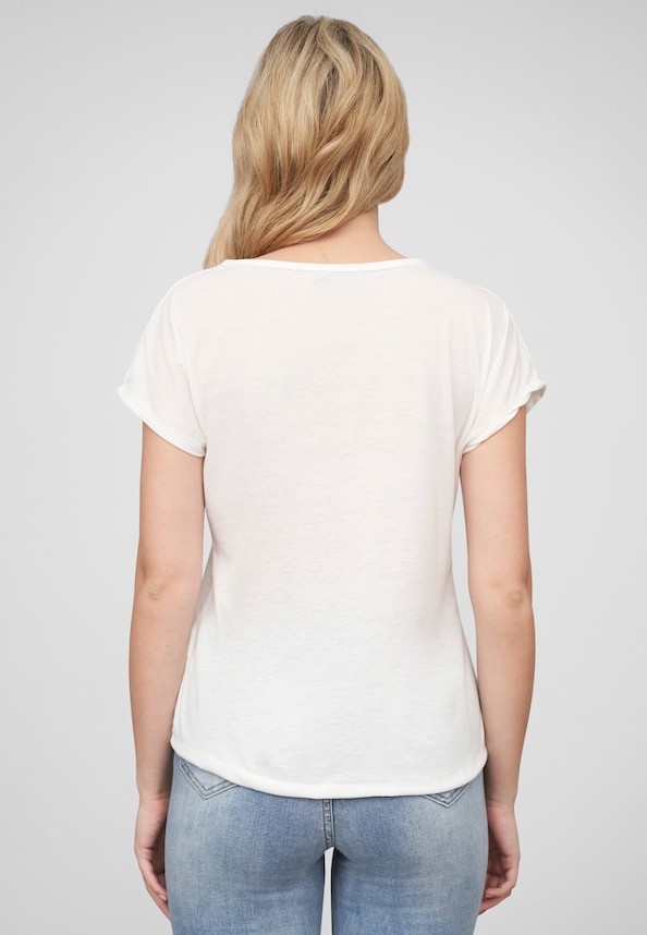 Cloud5ive Damen Viskose T-Shirt mit Libellen Print-1