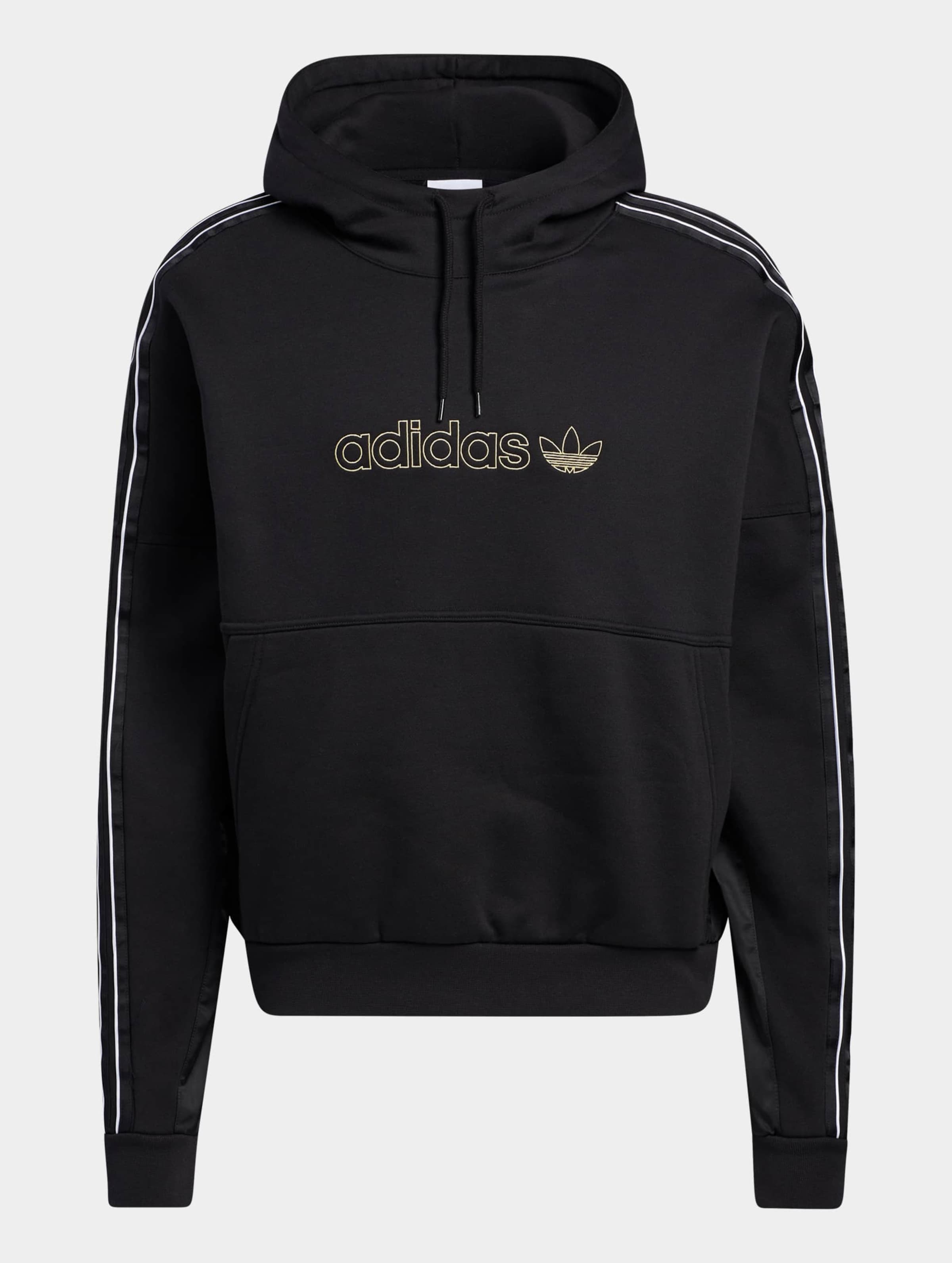 adidas Originals Satin Hoodie Mannen op kleur zwart, Maat M