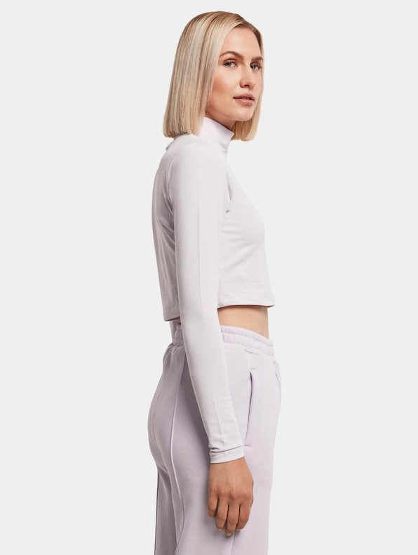 Ladies Organic Cropped Turtelneck -2