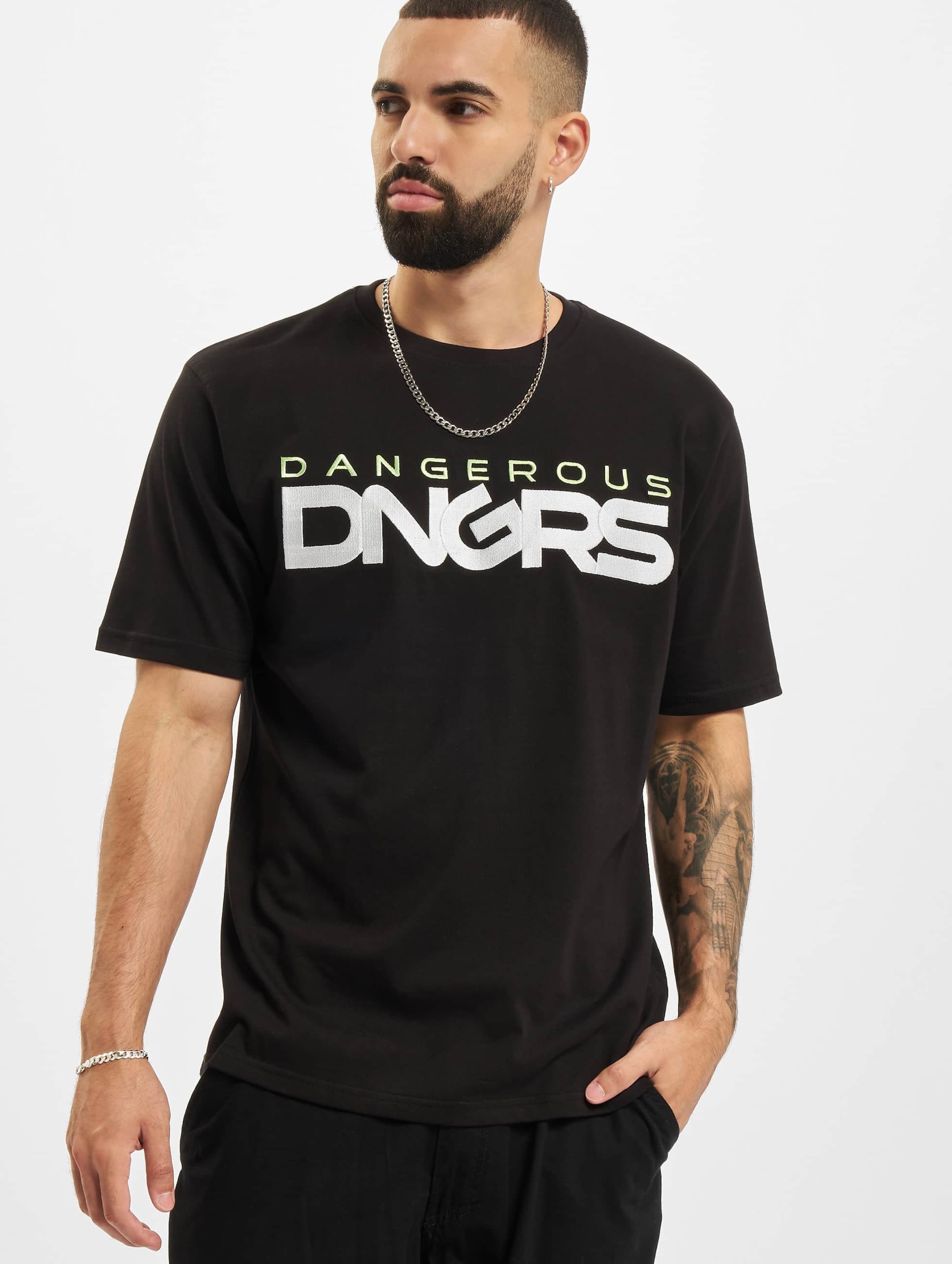 Dangerous DNGRS Beweare T-Shirts Männer,Unisex op kleur zwart, Maat S