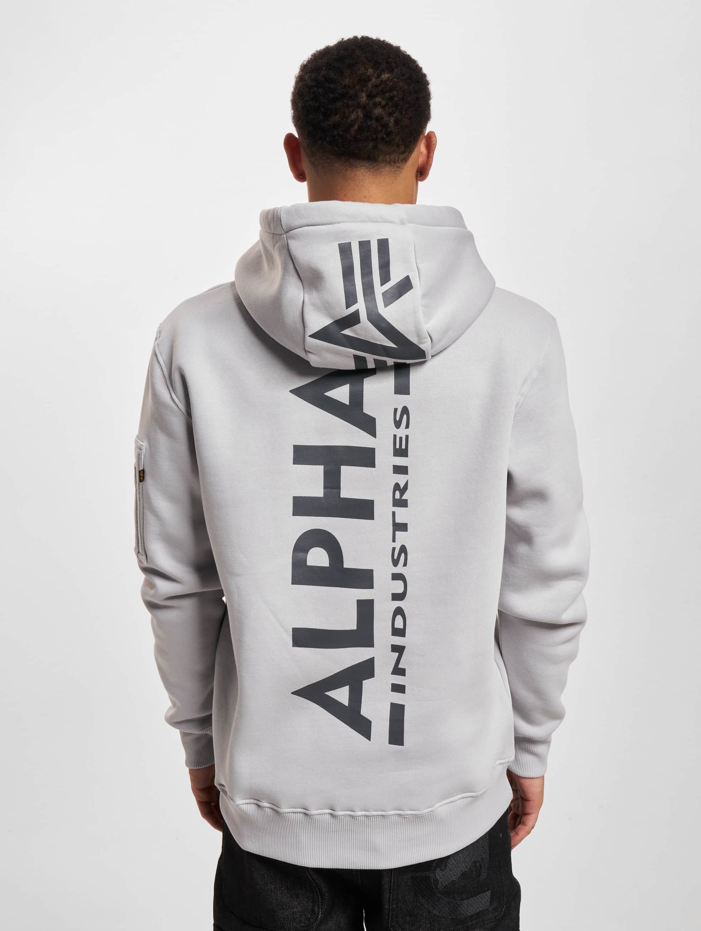 Alpha industries sale printed tape hoody