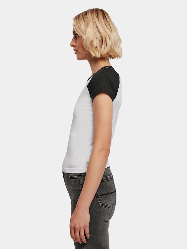 Ladies Organic Stretch Short Retro Baseball-2