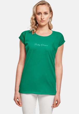 Ladies Pretty Flowers - Extended Shoulder