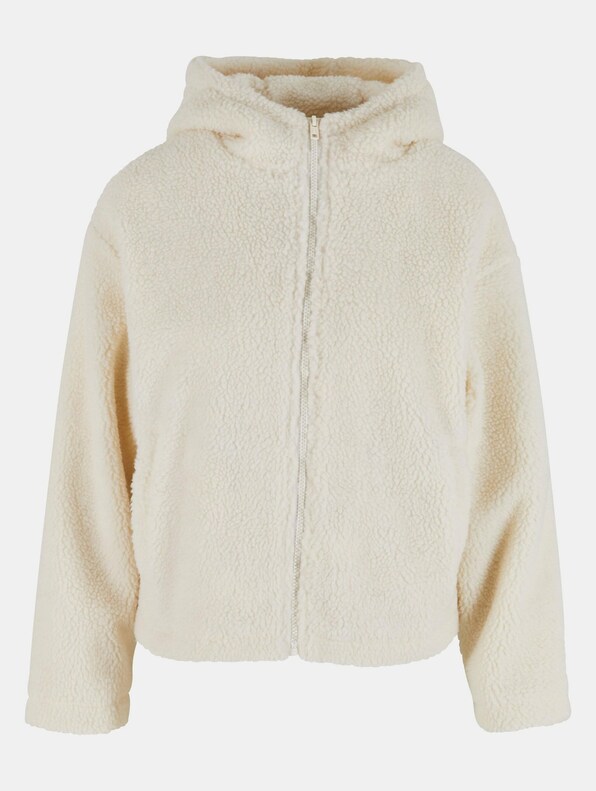 Ladies Short Hooded Sherpa-4