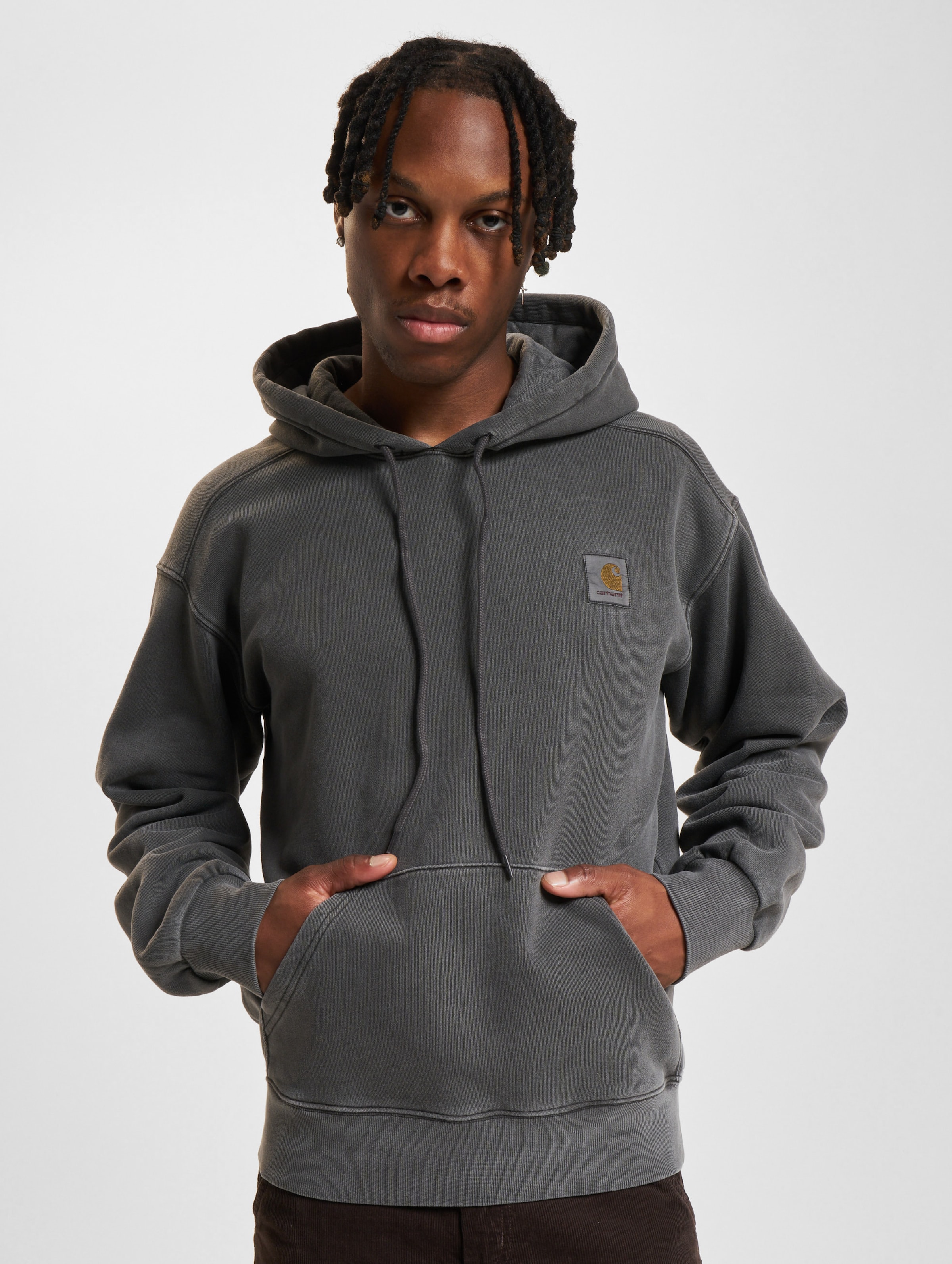 Carhartt WIP Nelson Hoodie Männer,Unisex op kleur zwart, Maat XS