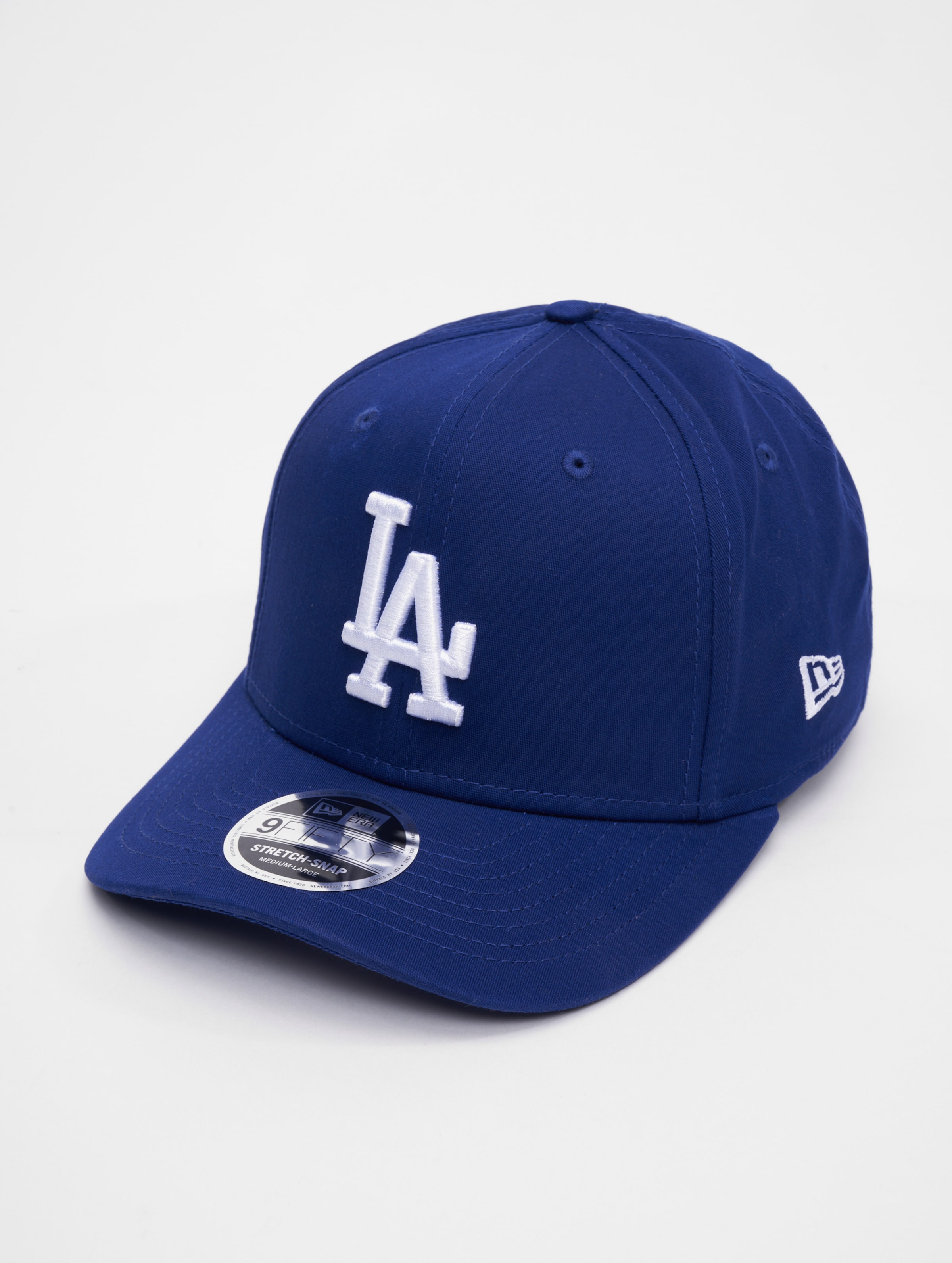 New Era LA Dodgers World Series 9FIFTY Stretch Snap Cap Mannen op kleur blauw, Maat SM