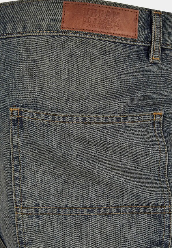 Urban Classics Double Knee Straight Fit Jeans-3