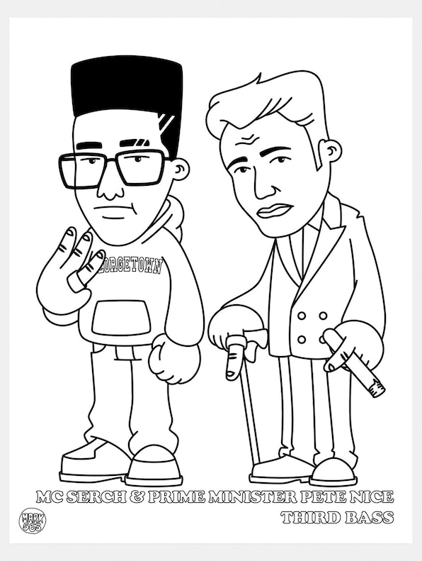 Hiphop Coloring Book-3
