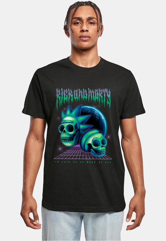 Rick & Morty Skull Tee-0