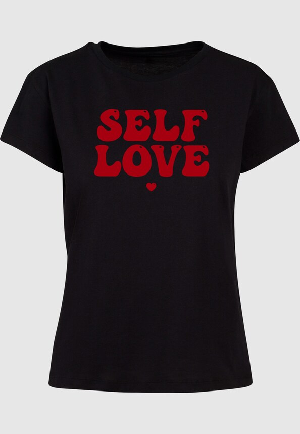 Ladies Wording - Self Love Box Tee-2