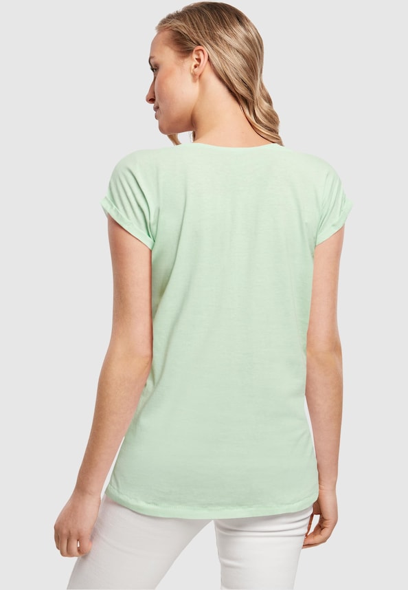 Ladies Kicks Love Extended Shoulder Tee-1