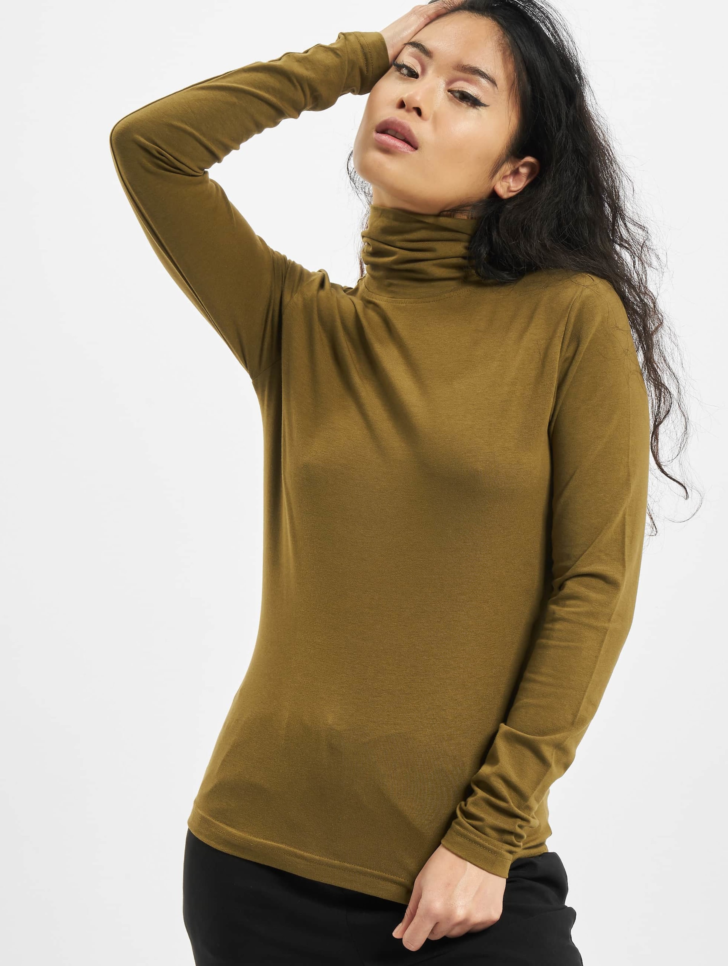 Ladies Basic Turtleneck LS