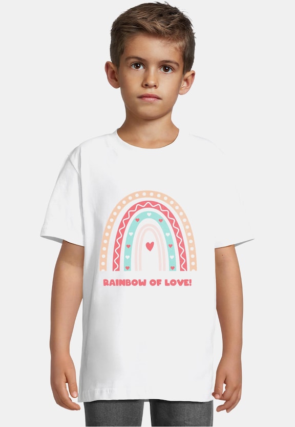 Kids Rainbow of Love -  Basic Tee-0
