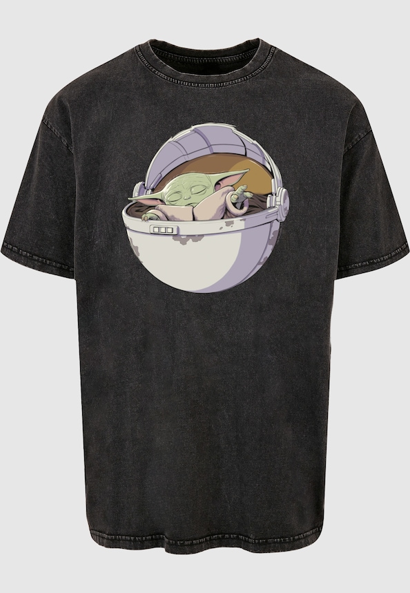 Star Wars - The Mandalorian Acid Washed Oversize Tee-4