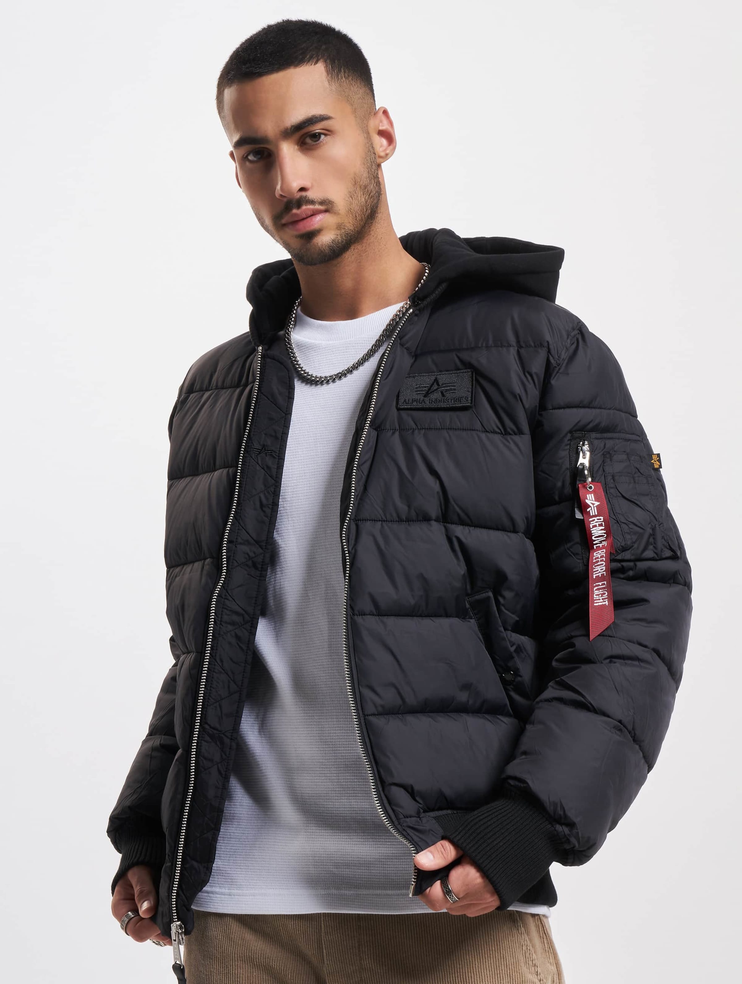 Alpha industries hooded clearance jacket