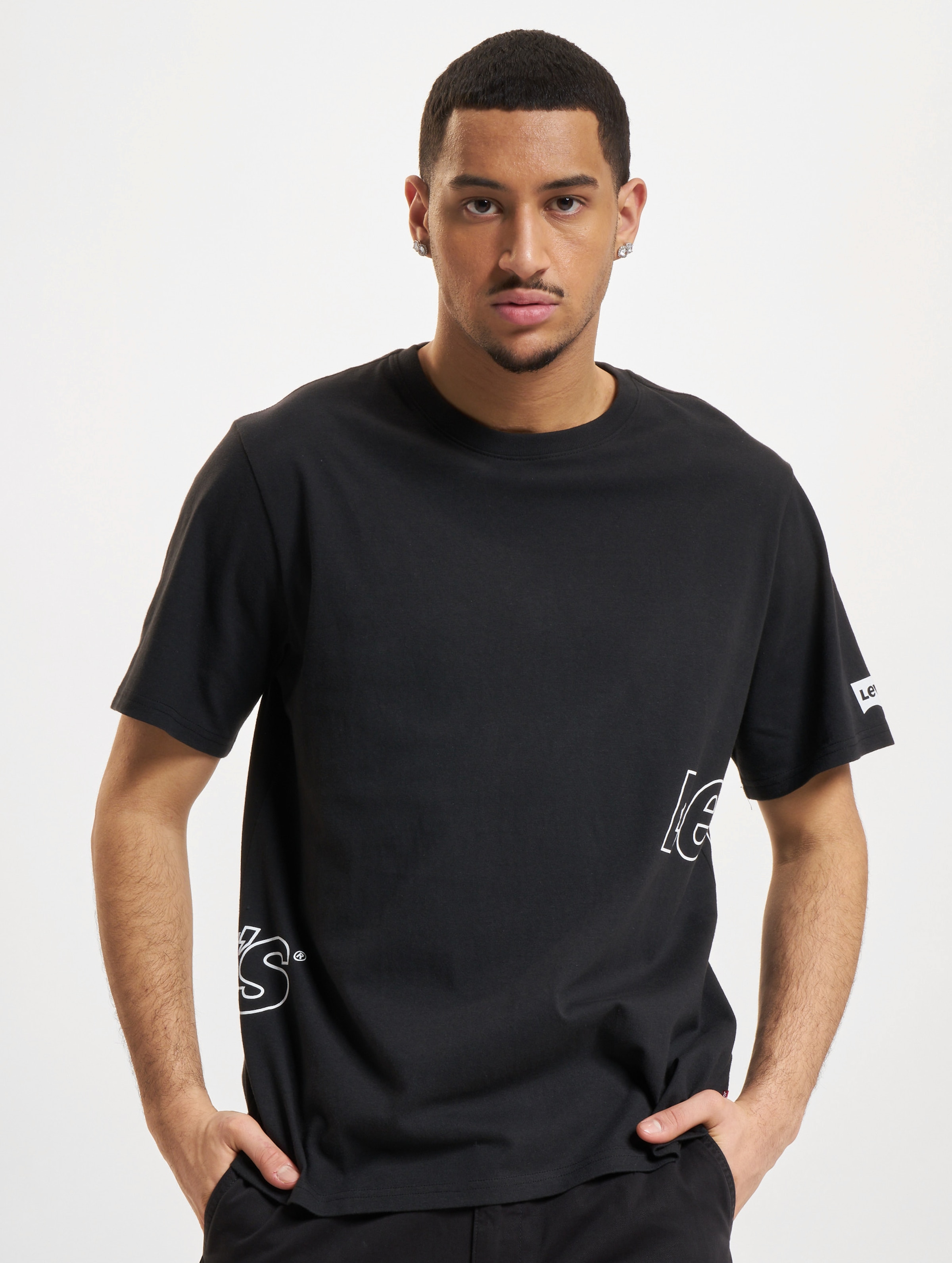 Levi's Levi'sÂ® T-Shirt Mannen op kleur zwart, Maat XL