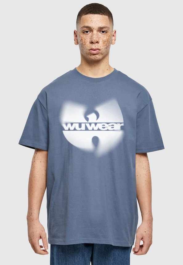 WU Wear Faded Logo Oversize Tee-0