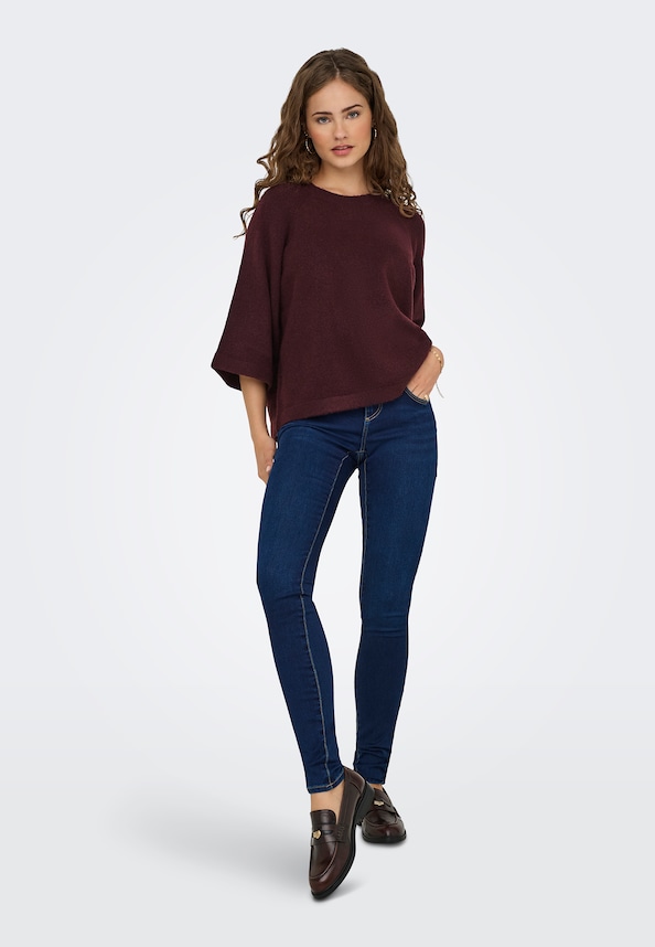 ONLSIMONI 3/4 PULLOVER KNT NOOS-3