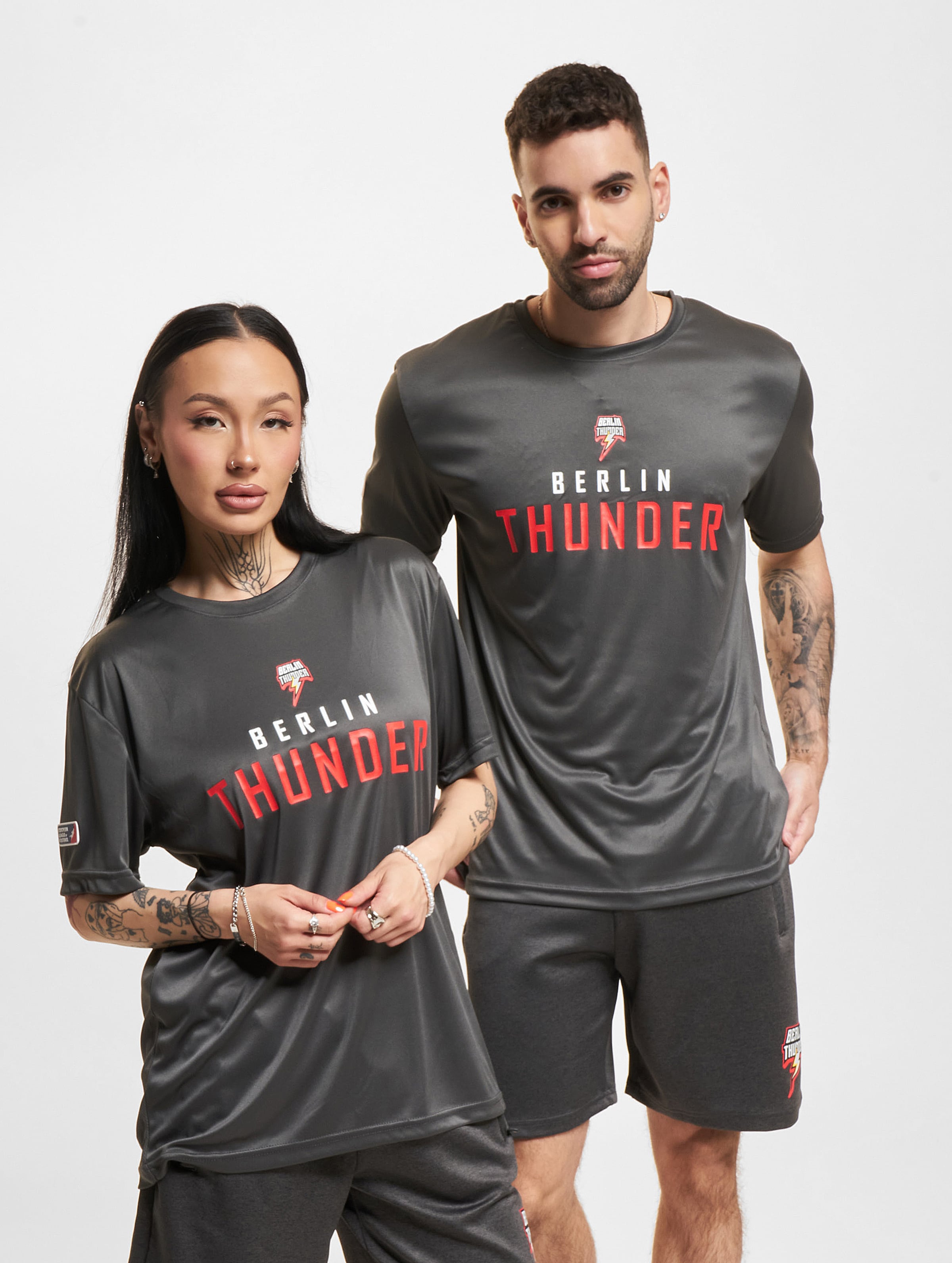 European League Of Football ELF Berlin Thunder 5 T-Shirts Frauen,Männer,Unisex op kleur zwart, Maat XS
