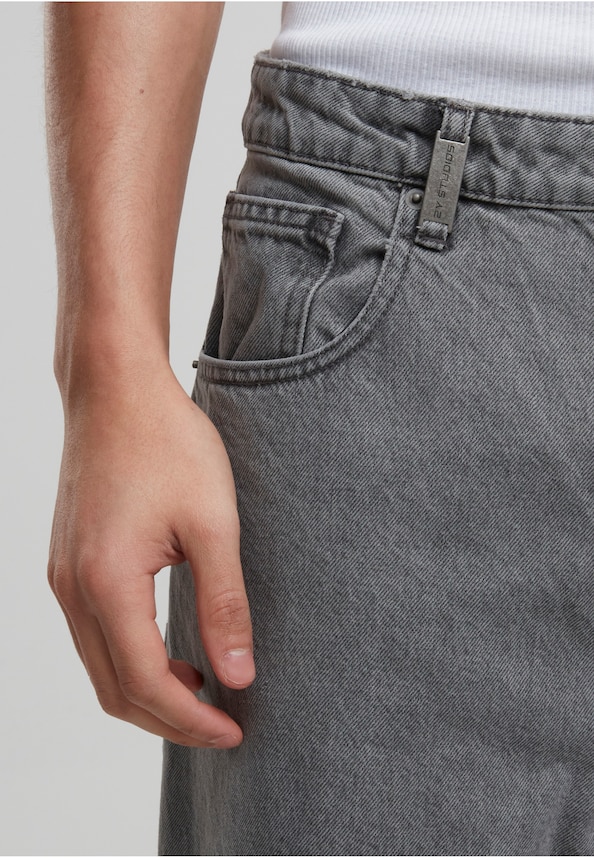 Adrik Basic Baggy Jeans-5