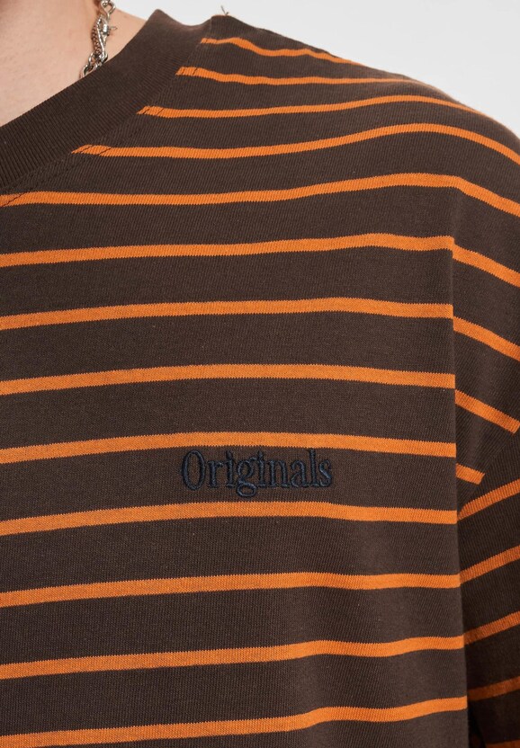 Harlow Stripe Ringer Crew Neck-2
