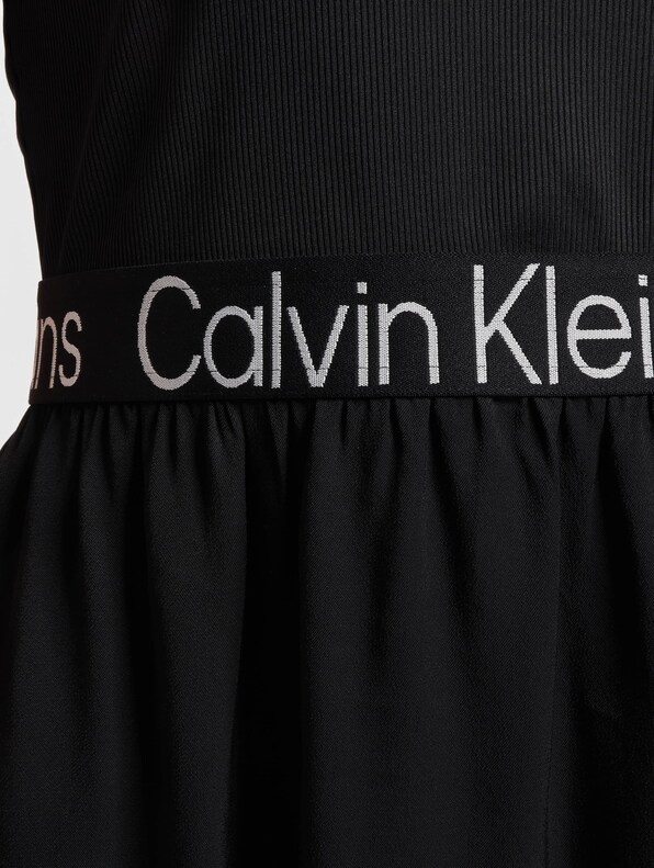 Calvin Klein Jeans Logo Elastic Kleid | DEFSHOP | 23140