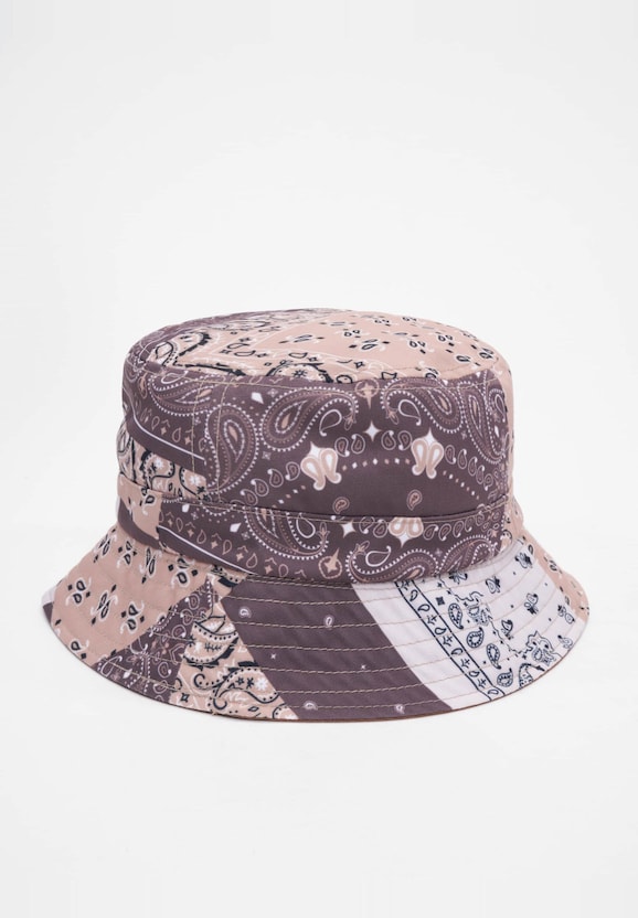 KA214-005-1 Signature Paisley Bucket Hat brown/sand-2