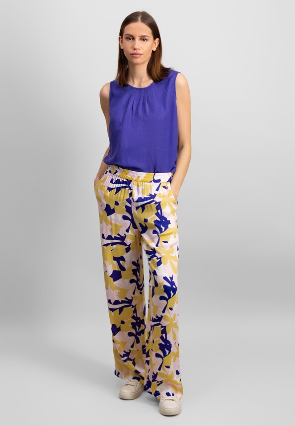 TOP PLEATS LINEN MIX-1