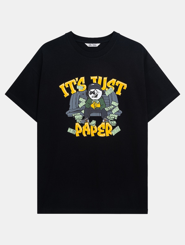 PB Paper Easy Fit T-Shirt Black-0