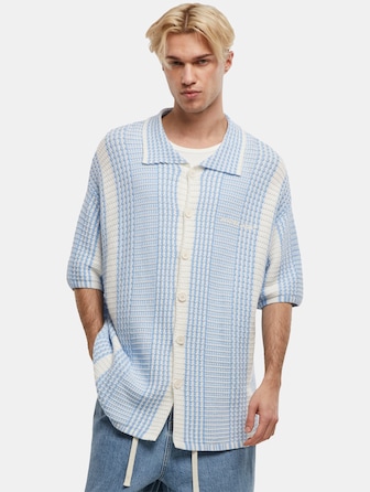 Oversized Mesh Knit Summer Shirt