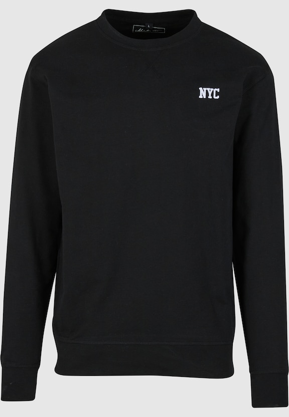 NYC Wording EMB Light Crew Sweatshirt-4