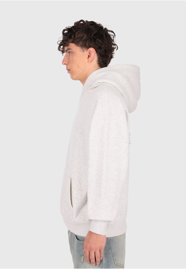 DENIM APPLICATION HOODIE-2