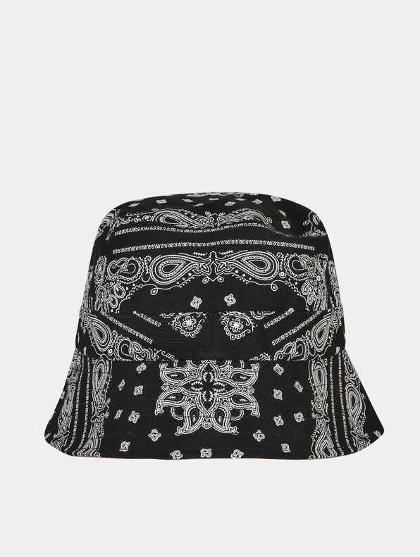 Karl Kani Ka223-026-1 Signature Paisley Reversible Bucket Hat-2