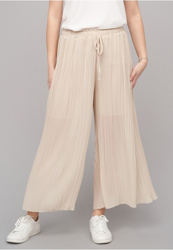 Plissee Culotte Pants-0
