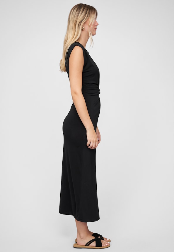 Longform Dress with side slit-3