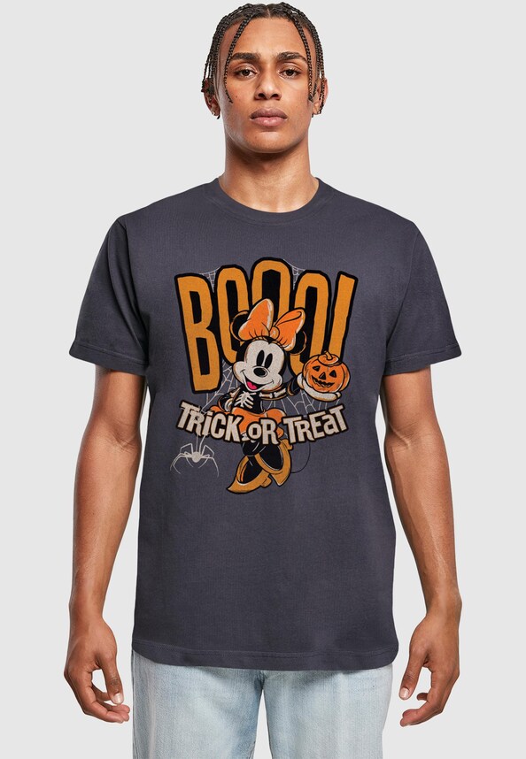 Minnie Mouse - Halloween Booo Trick Or Treat T-Shirt-0