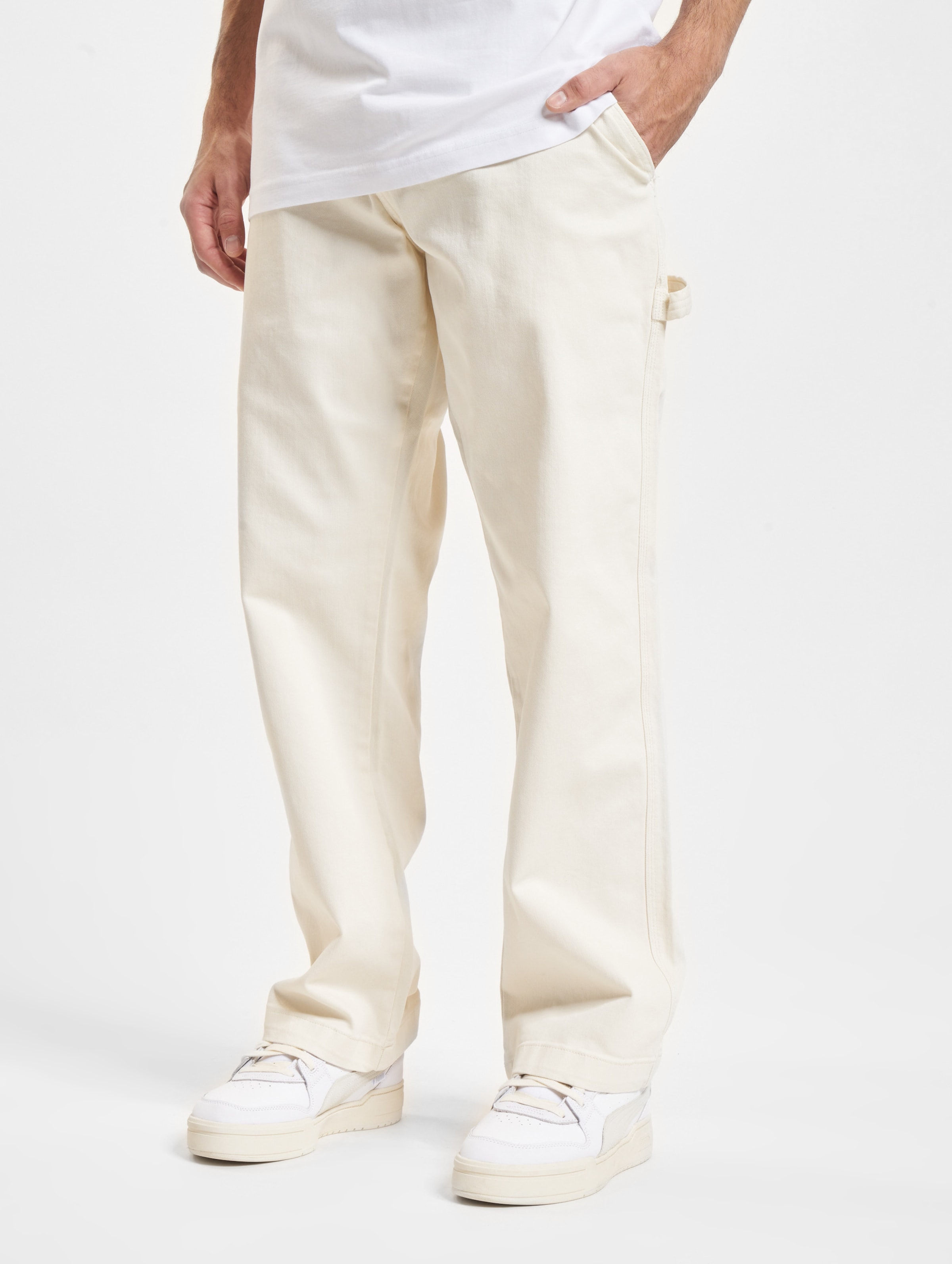 Denim Project Workwear Straight Pants Mannen op kleur beige, Maat 33